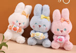 Load image into Gallery viewer, Bunny Cuddle Soft-Toy Keychain.
