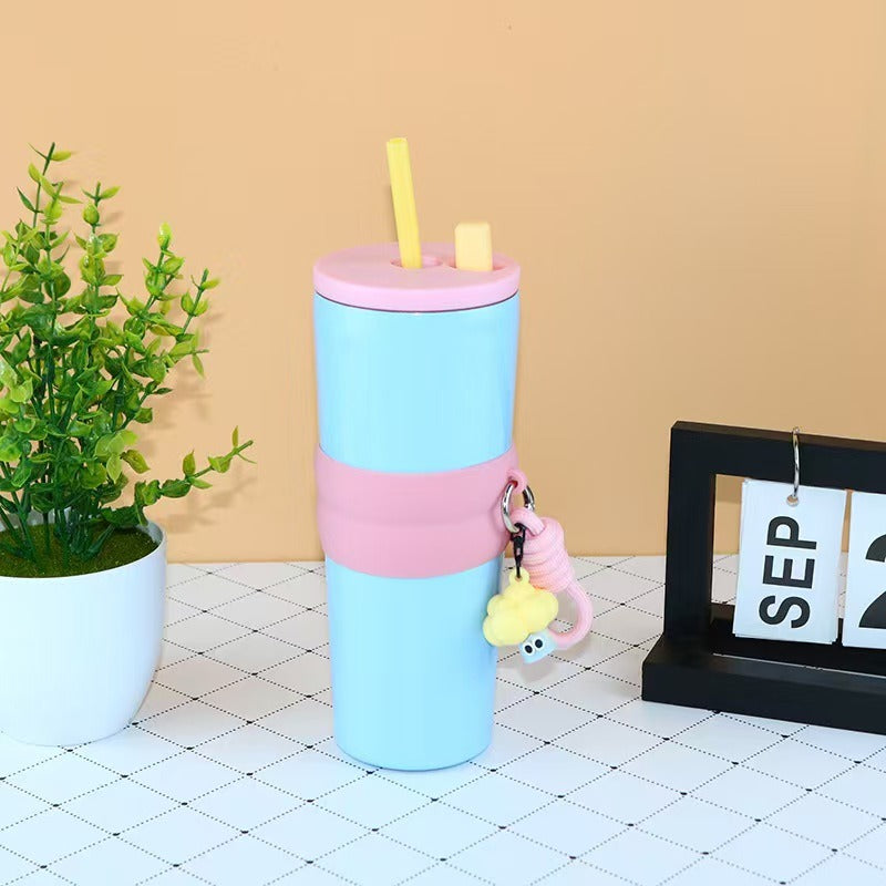 Modern Gradient Cute Tumbler For Girls (710 ml)