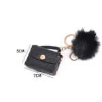 Load image into Gallery viewer, Pom Pom Mini Coin Pouch Keychain for Girls &amp; Kids
