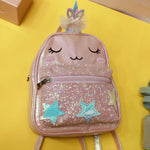 Load image into Gallery viewer, Unicorn  Faces Theme Mini Backpack.
