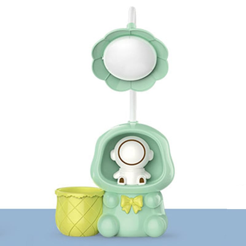 Cute Astronaut LED Desk Lamp with Pen Holder