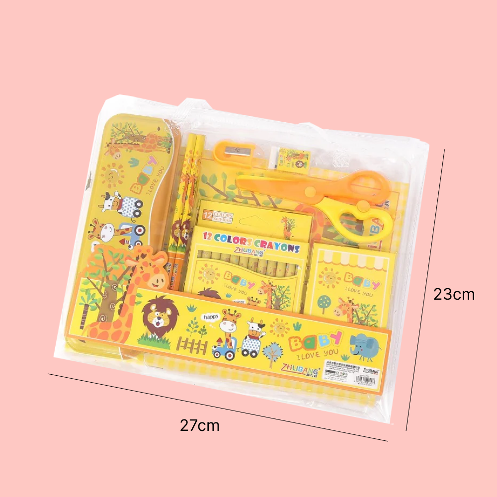 9  Stationery Combo Set In 1 Pack.