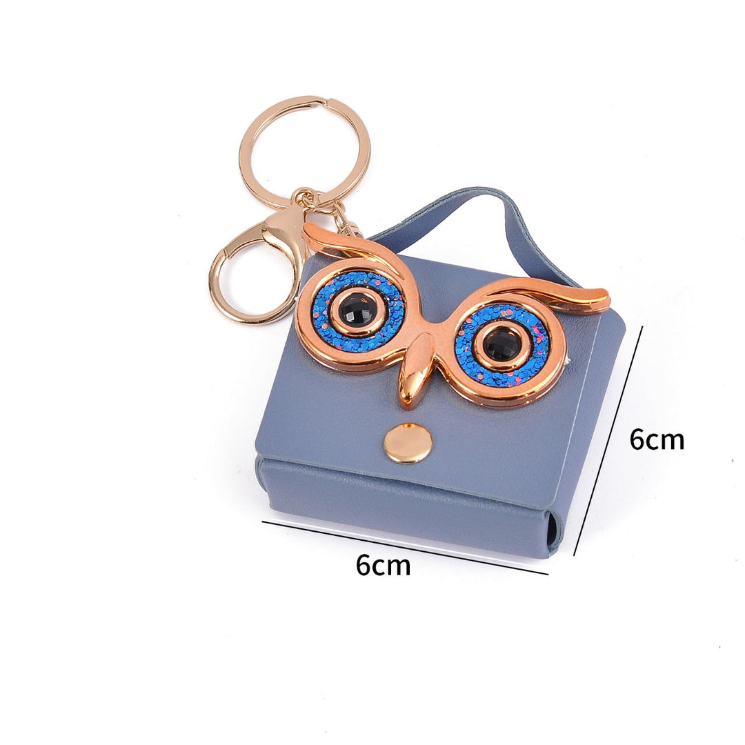 owl coin pouch keychain for daily use