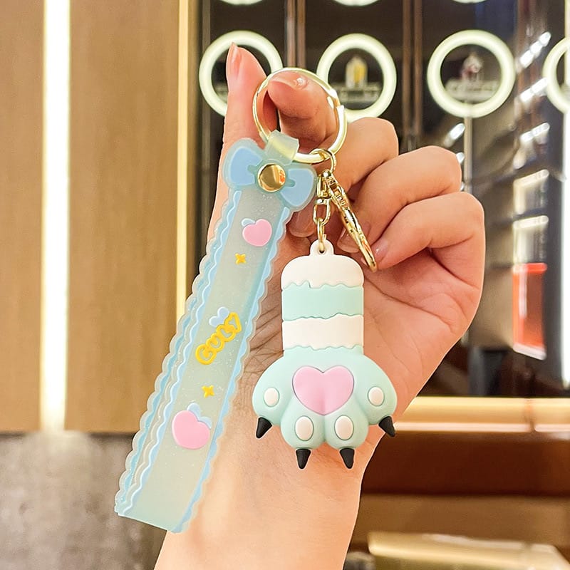 Cute Paw Keychains – Adorable & Colorful Accessories For Girls