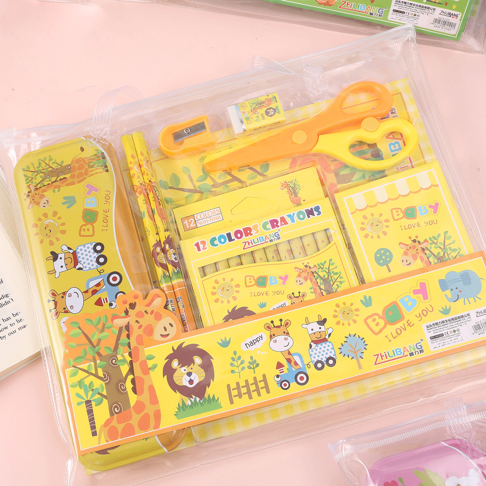 9  Stationery Combo Set In 1 Pack.