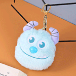 Load image into Gallery viewer, Smiling monster 2 in 1 keychain &amp; pouch
