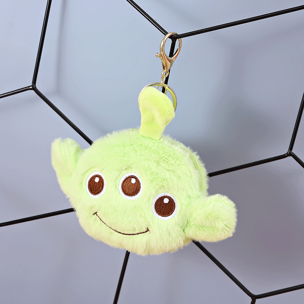 Alien 2 in 1 Plush Keychain & Coin Pouch.