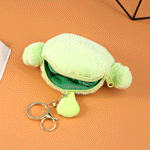 Load image into Gallery viewer, Alien 2 in 1 Plush Keychain &amp; Coin Pouch.
