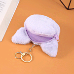 Load image into Gallery viewer, Kuromi Plush 2-In-1 Keychain &amp; Coin Pouch
