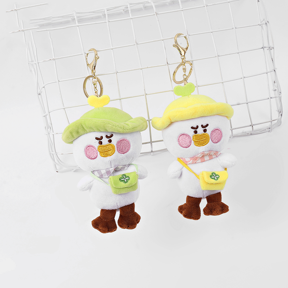 DUCKLING SOFT-TOY KEYCHAIN. - TinyBo