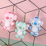 Load image into Gallery viewer, Colorful Stitch Plush Keychain. - TinyBo
