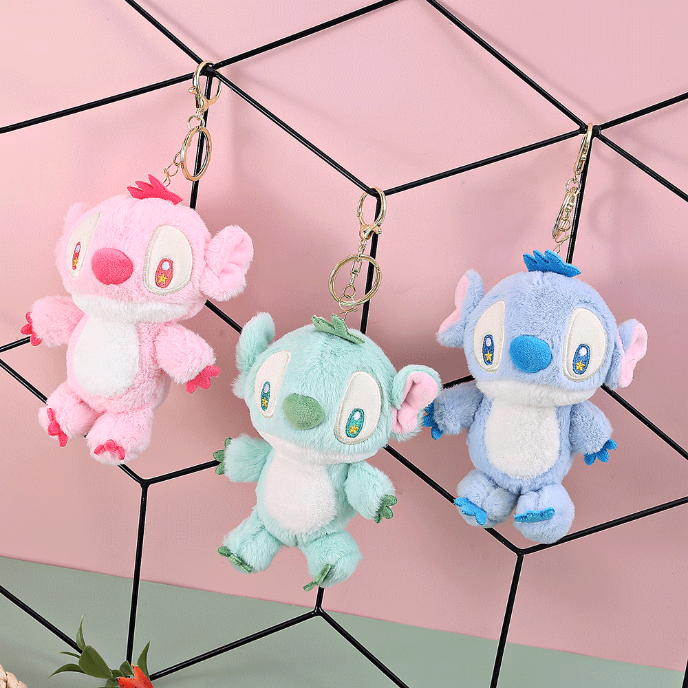 Colorful Stitch Plush Keychain. - TinyBo