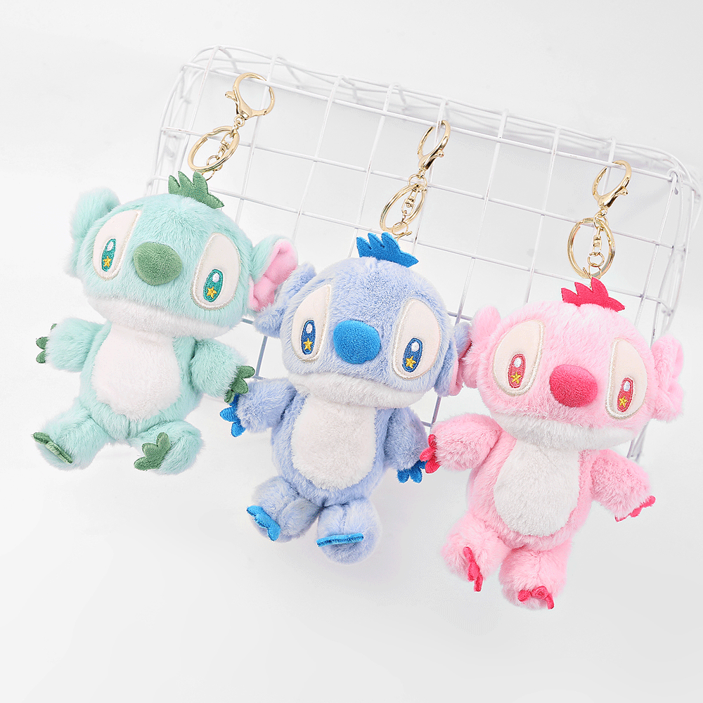 Colorful Stitch Plush Keychain. - TinyBo