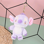 Load image into Gallery viewer, Colorful Stitch Plush Keychain. - TinyBo
