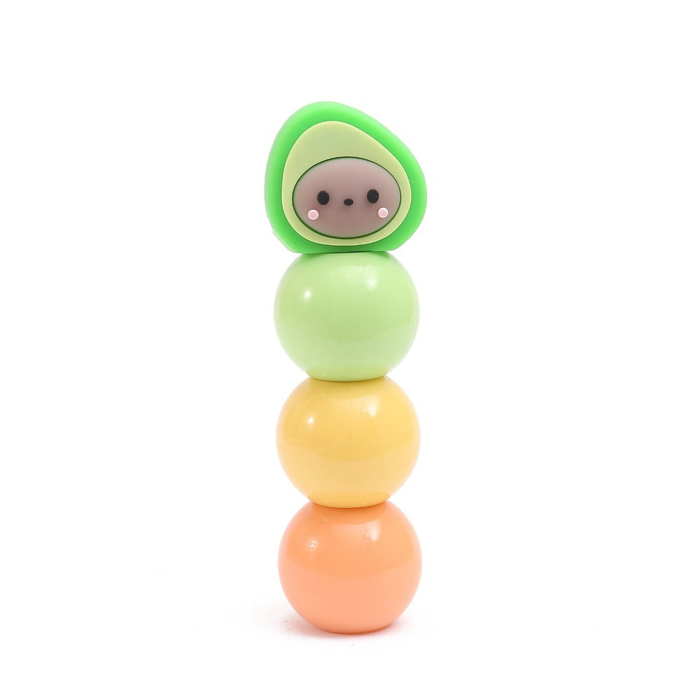 Stackable avocado style highlighter pen - TinyBo