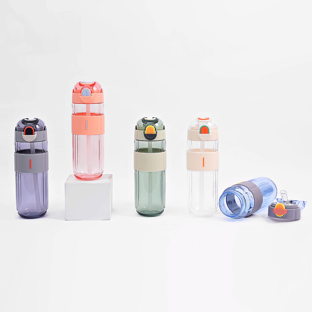 SImple Plane Transparent Water Bottle.(580mL) - TinyBo