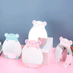 Load image into Gallery viewer, Bunny &amp; Teddy table mirror.
