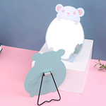 Load image into Gallery viewer, Bunny &amp; Teddy table mirror.
