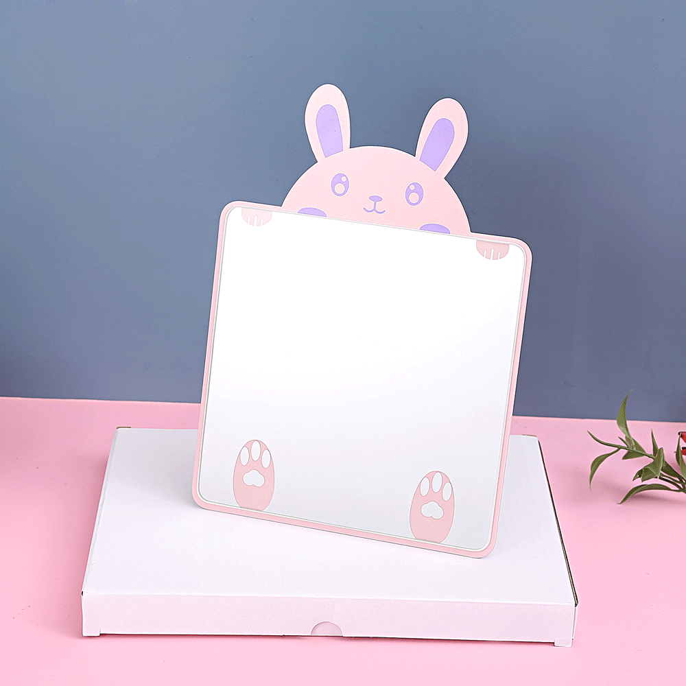 Stylish Mirror With Bunny Ears Table Mirror. - TinyBo