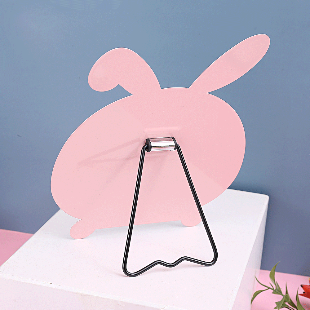 Cool Bunny With Ears Table Mirror. - TinyBo