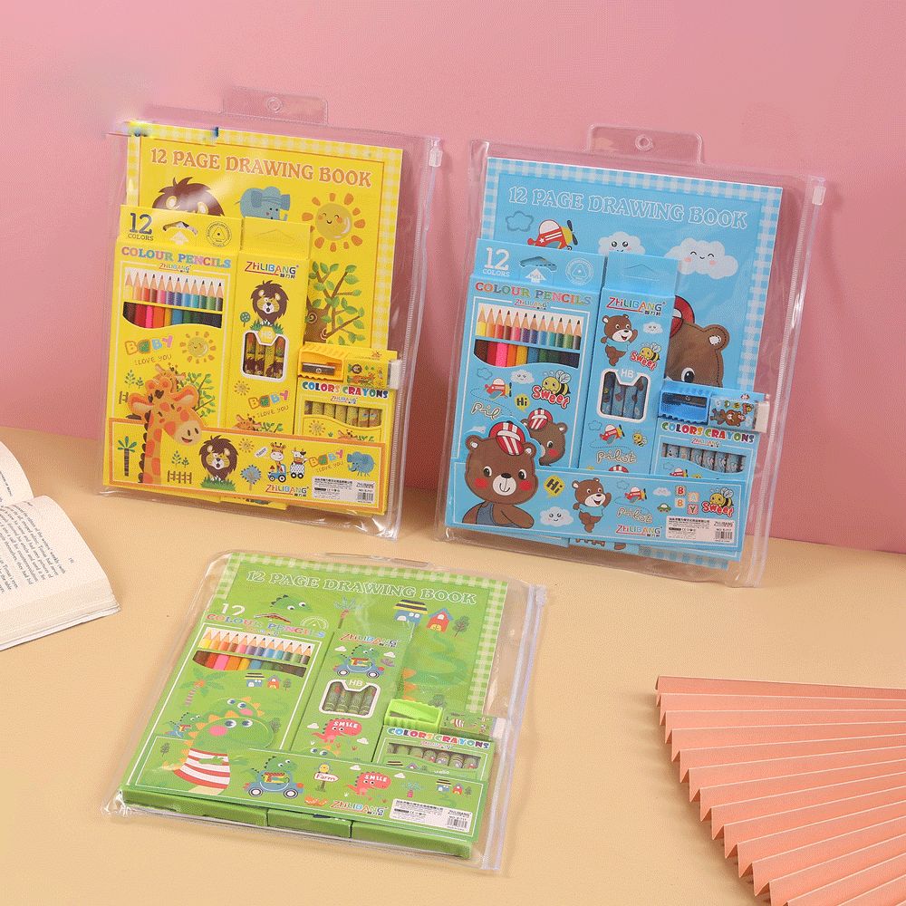 6 Stationery's Combo in 1 Pack. - TinyBo