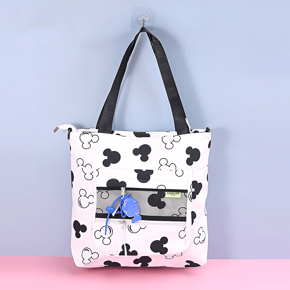 Printed Tote Shoulder Bag. - TinyBo