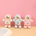 Load image into Gallery viewer, Astronaut Universe Plush Toy Keychain. - TinyBo
