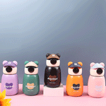 Load image into Gallery viewer, Teddy Bear Theme Water Bottle(450ml).
