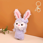 Load image into Gallery viewer, Pretty rabbit in a very unique style keychain - TinyBo
