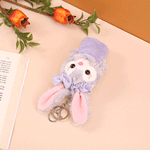 Load image into Gallery viewer, Pretty rabbit in a very unique style keychain - TinyBo
