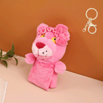 Load image into Gallery viewer, Kid&#39;s Stylish And Adorable Pink Panther Plush Keychain. - TinyBo
