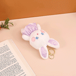 Load image into Gallery viewer, Sweet hare anime plush keychain. - TinyBo
