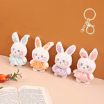 Load image into Gallery viewer, Sweet hare anime plush keychain. - TinyBo
