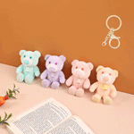 Load image into Gallery viewer, Teddy Bear Shape Plush Keychain. - TinyBo
