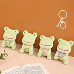 Load image into Gallery viewer, FroggieShape Plush Keychain. - TinyBo
