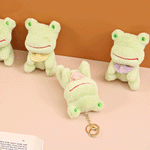 Load image into Gallery viewer, FroggieShape Plush Keychain. - TinyBo
