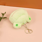 Load image into Gallery viewer, Froggy Plush 2 In 1 Keychain &amp; Pouch  For Kids.
