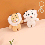 Load image into Gallery viewer, Mini Anime Lion Plush Keychain. - TinyBo
