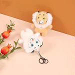 Load image into Gallery viewer, Mini Anime Lion Plush Keychain. - TinyBo
