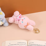 Load image into Gallery viewer, Bunny Cuddle Soft-Toy Keychain.
