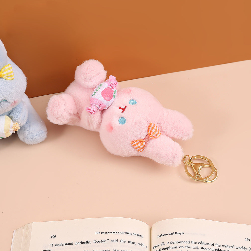 Bunny Cuddle Soft-Toy Keychain.