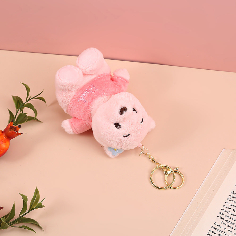 Sweet mini the pooh bear soft-toy keychain.