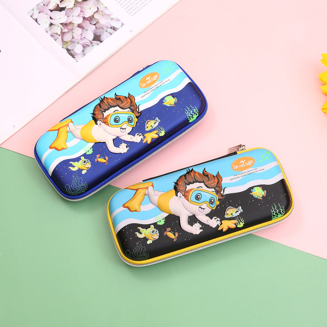 Under Water Boys Theme Pencil case - TinyBo