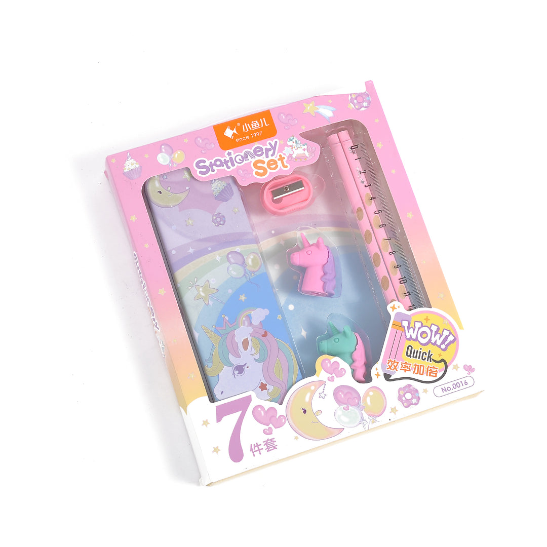 7 in 1 Mini Stationery Combo Set (Best For Gifting kids between 2 to 5 years).