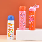 Load image into Gallery viewer, Floral Flower Stainless Steel Water Bottle.(500mL)
