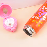 Load image into Gallery viewer, Floral Flower Stainless Steel Water Bottle.(500mL)
