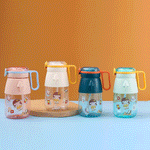 Load image into Gallery viewer, Big Belly Sipper Bottle With Kawaii Sticker. - TinyBo
