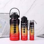 Load image into Gallery viewer, 3 In 1 Motivational Tumbler Water Bottle (2000ml,900ml,300ml). - TinyBo
