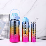 Load image into Gallery viewer, 3 In 1 Motivational Tumbler Water Bottle (2000ml,900ml,300ml).
