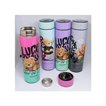 Load image into Gallery viewer, Stylish double shaded, best of luck teddy-bear.(500mL)
